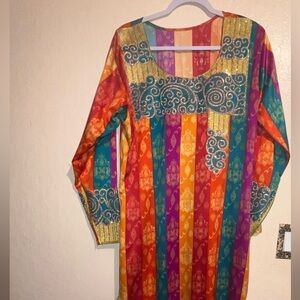 Colorful Crystal Dress From Dubai